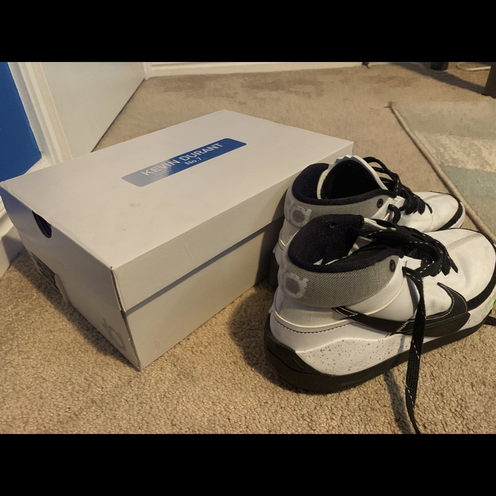 KD13 TB White/Black Pure Platinum, Mens Size 8